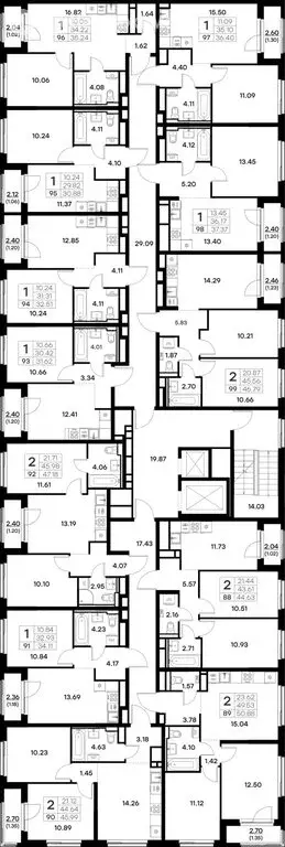 2-комнатная квартира: Владимир (50.88 м) - Фото 1