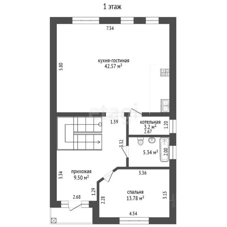 Дом в Ростовская область, Ростов-на-Дону 2-я Патриотическая ул. (184 ... - Фото 1