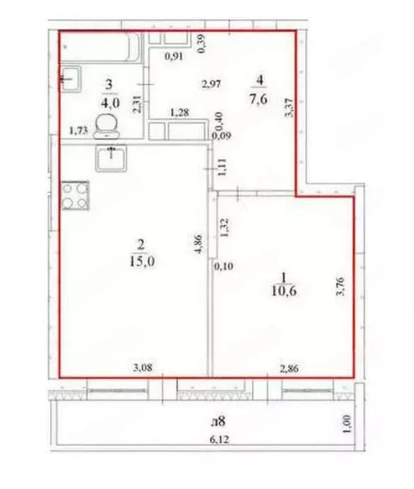 1-комнатная квартира: Ульяновск, улица Александра Невского, 2И (37.2 ... - Фото 1