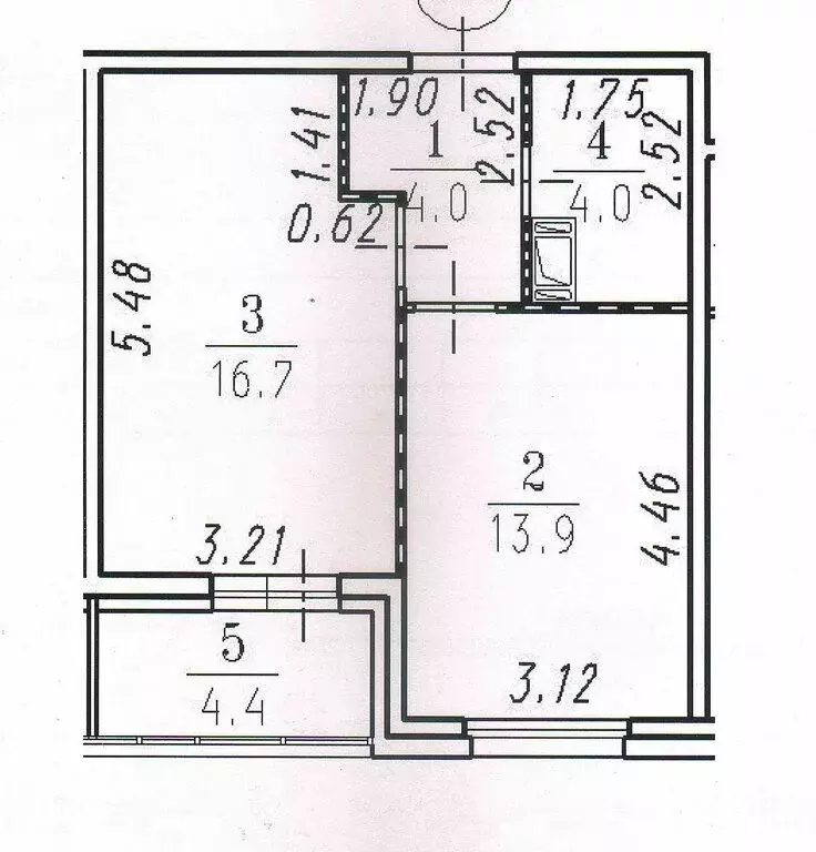 1-комнатная квартира: Омск, улица Александра Захарченко, 7 (36.8 м) - Фото 1
