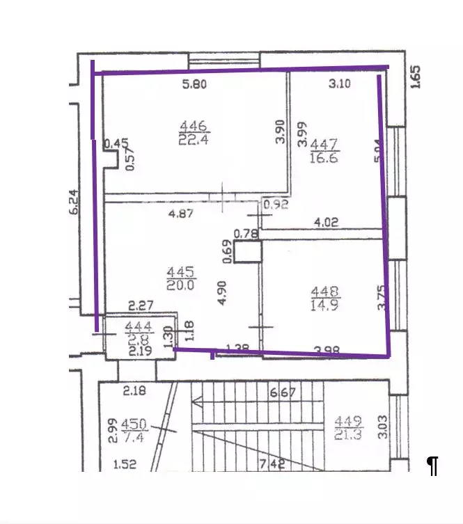 Офис в Санкт-Петербург ул. Комиссара Смирнова, 11Д (77 м) - Фото 2