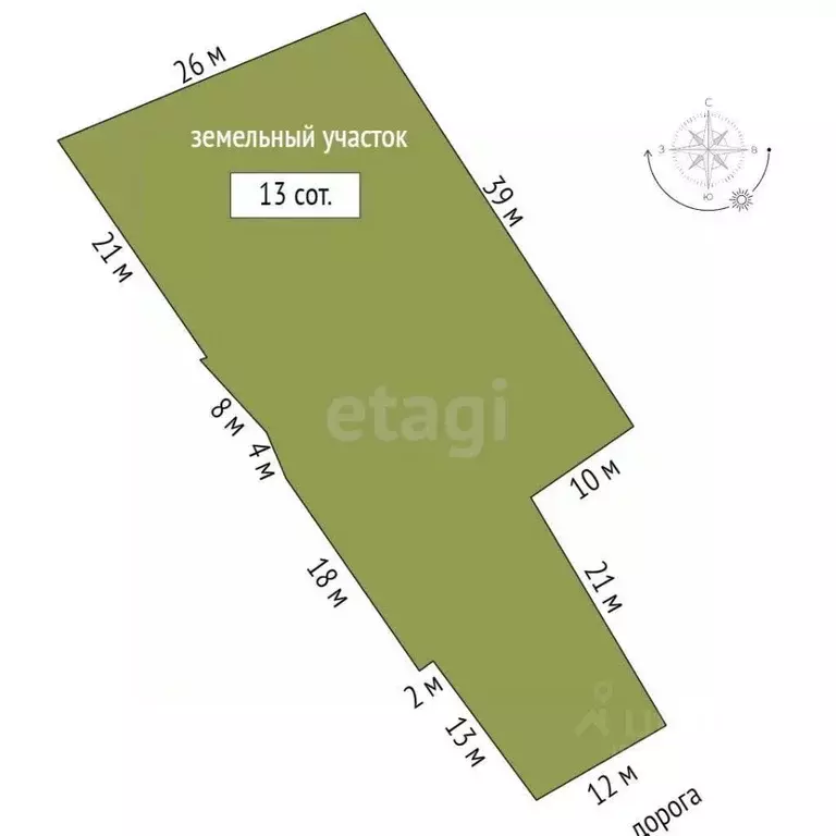 Участок в Вологодская область, д. Юрьевцево  (13.0 сот.) - Фото 2