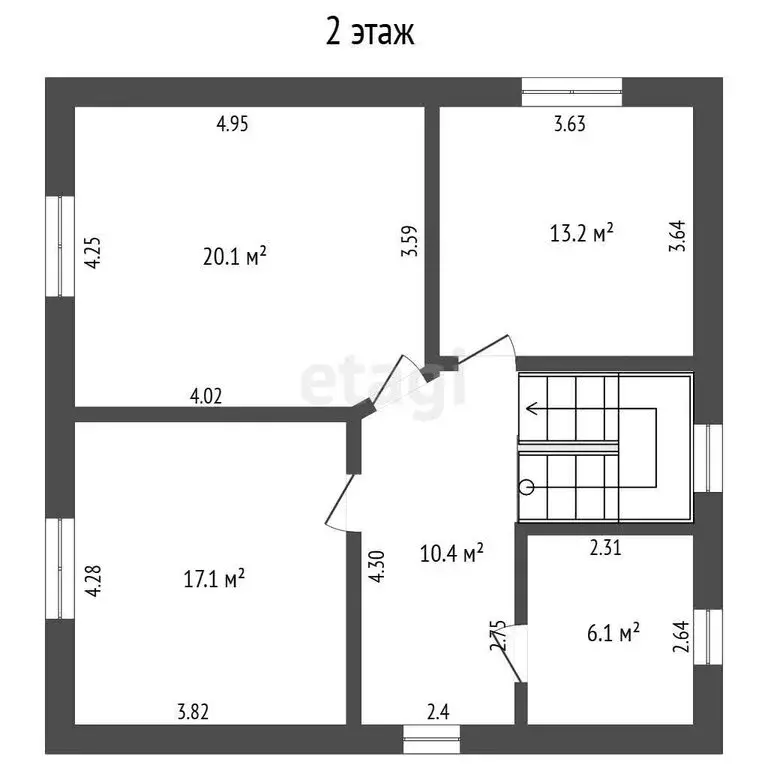 Дом в село Дружино, улица Энергетиков (176 м) - Фото 2