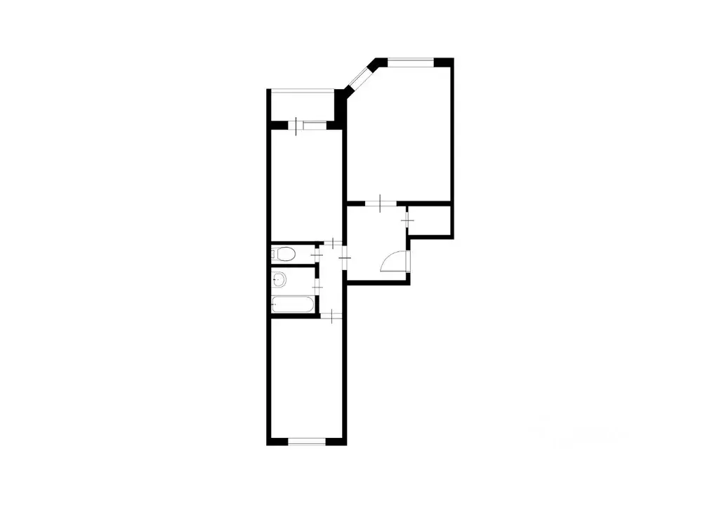 2-к кв. Москва Большая Очаковская ул., 12к6 (60.3 м) - Фото 1