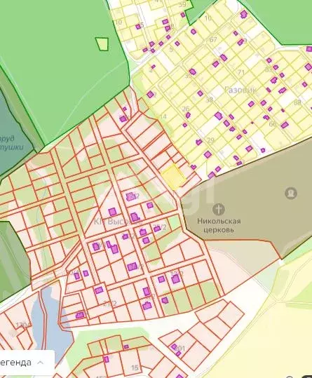 Участок в Тульская область, Тула городской округ, с. Высокое, Высокое ... - Фото 2
