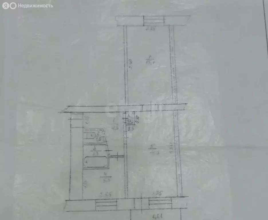 2-комнатная квартира: Нерчинск, улица Декабристов, 7 (45.4 м) - Фото 1