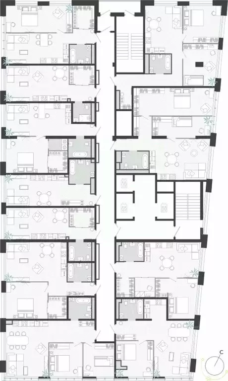 Студия Приморский край, Владивосток ул. Нейбута (34.93 м) - Фото 1