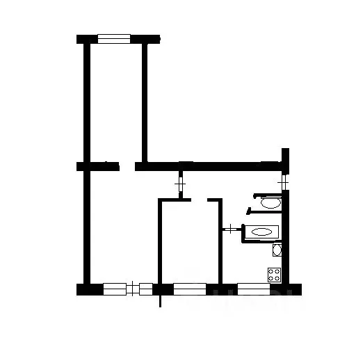 3-к кв. Красноярский край, Норильск ул. Бегичева, 17 (60.9 м) - Фото 1