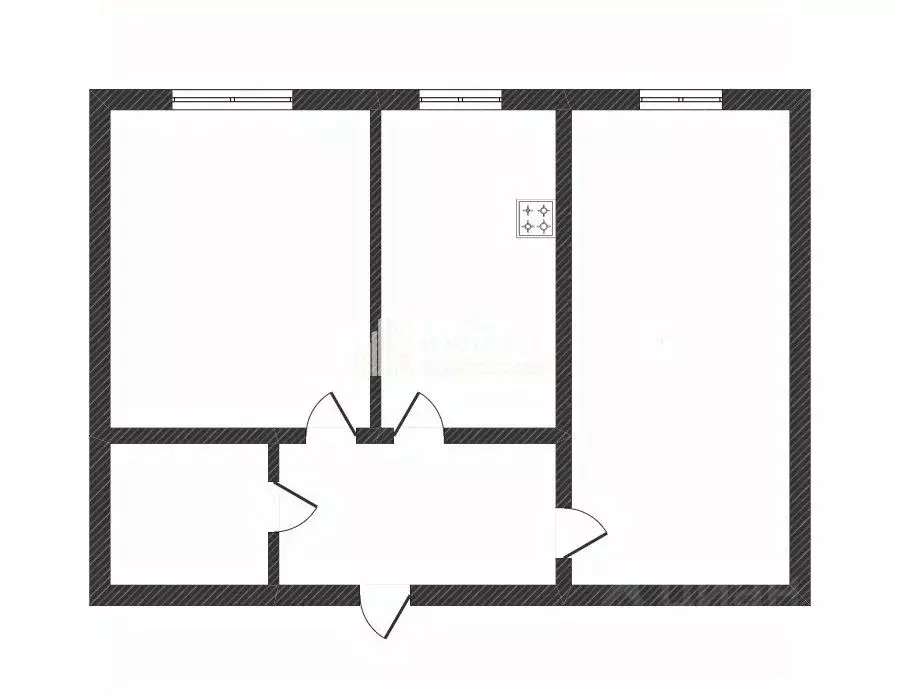 2-к кв. Ямало-Ненецкий АО, Новый Уренгой Мирный мкр, 6/3 (48.5 м) - Фото 0