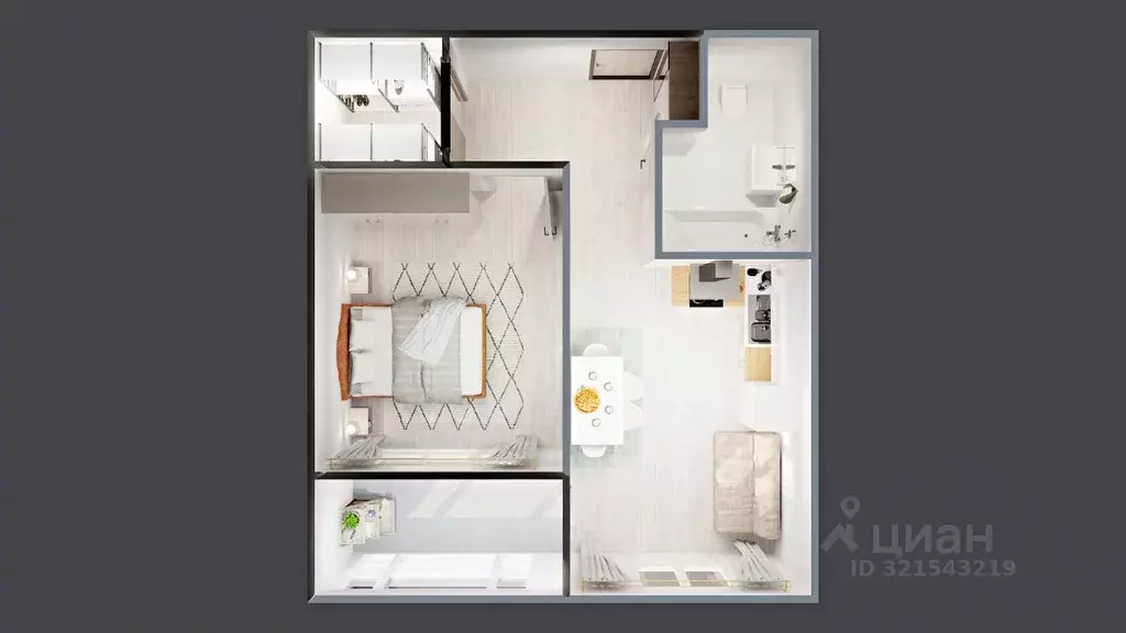 1-к кв. Новосибирская область, Новосибирск Самоцветы жилой комплекс ... - Фото 1