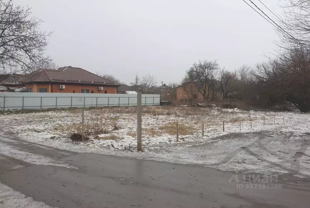 Участок в Ростовская область, Ростов-на-Дону ул. 3-я Яхонтовая, 25 ... - Фото 0