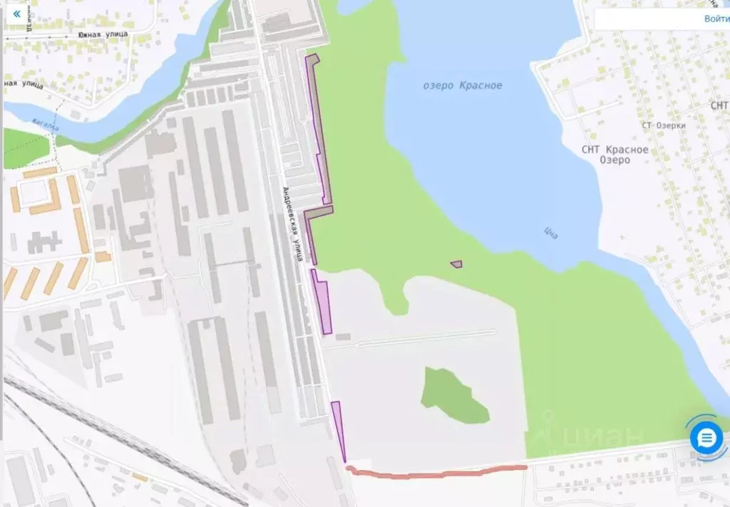 Участок в Тамбовская область, Тамбов Андреевская ул. (1.076 сот.) - Фото 1