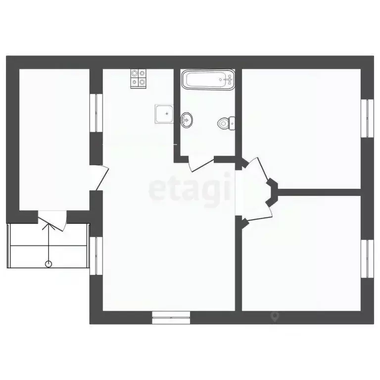 Дом в Тюменская область, Тюмень ул. Будущего (80 м) - Фото 1