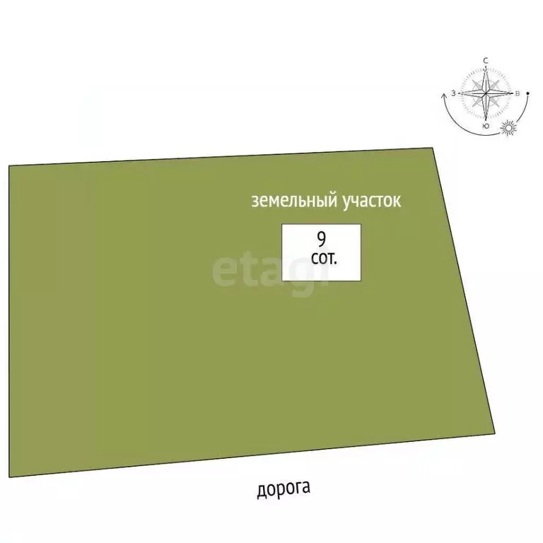 Участок в Вологодская область, Череповецкий район, д. Баскаково  (9.0 ... - Фото 1