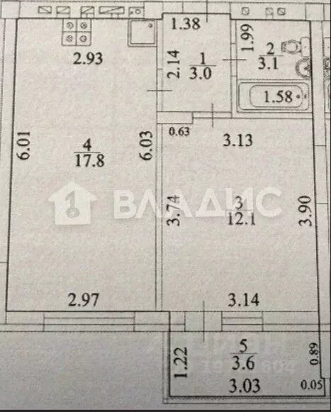 2-к кв. Башкортостан, Уфа ул. Фатыха Иксанова, 10 (36.0 м) - Фото 2