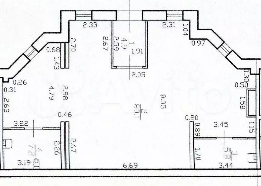 Продажа офисного помещения 98 м2 - Фото 0