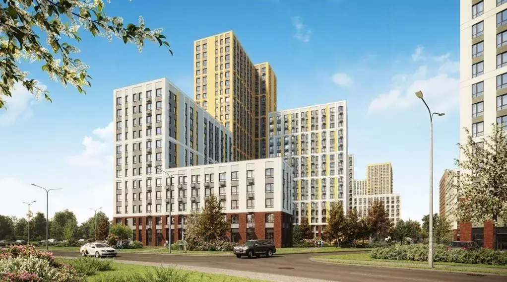 1-к кв. Москва Лучи-2 жилой комплекс (34.1 м) - Фото 0