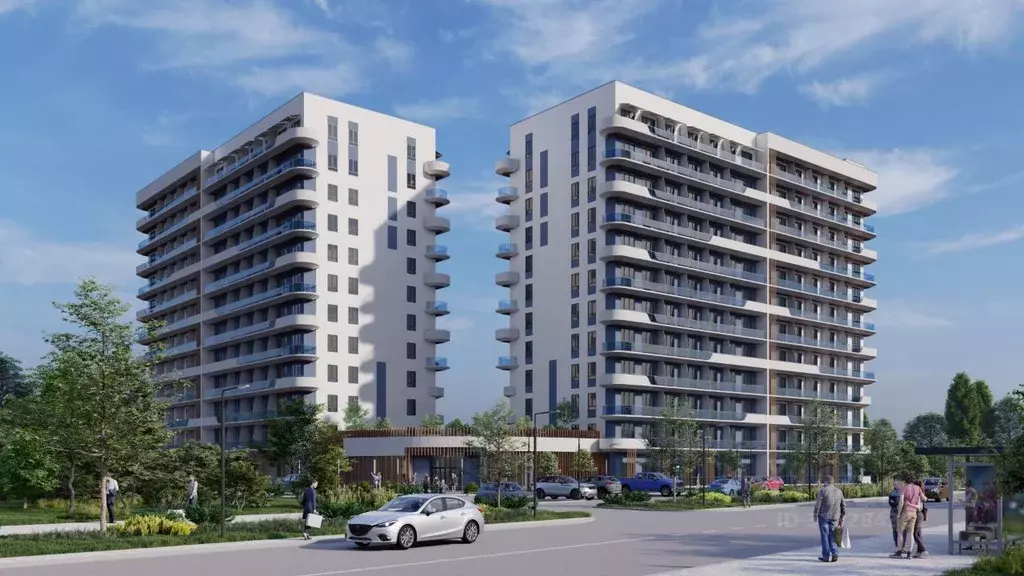Студия Крым, Евпатория городской округ, Заозерное пгт  (30.33 м) - Фото 1