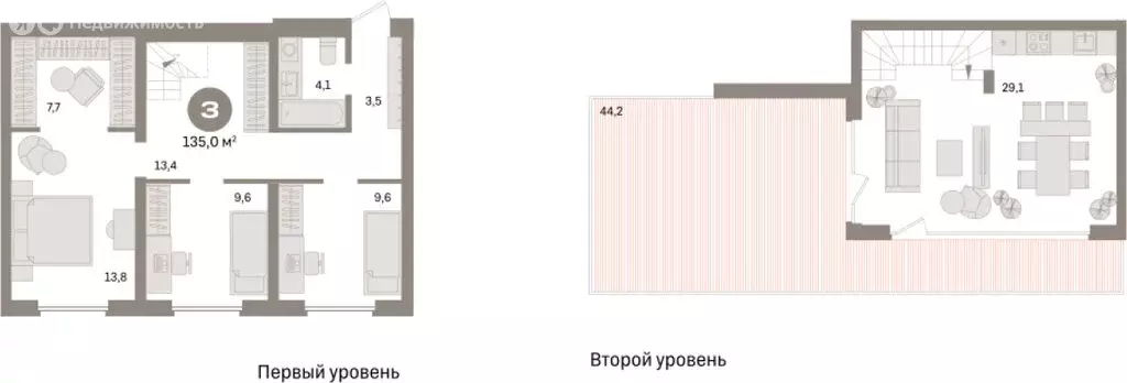 3-комнатная квартира: Екатеринбург, улица Советских Женщин (135 м) - Фото 1