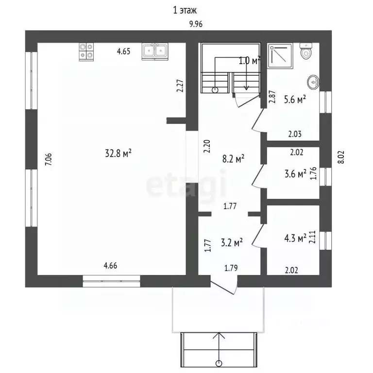 Дом в Севастополь Фортуна СТ, 9 (130 м) - Фото 1