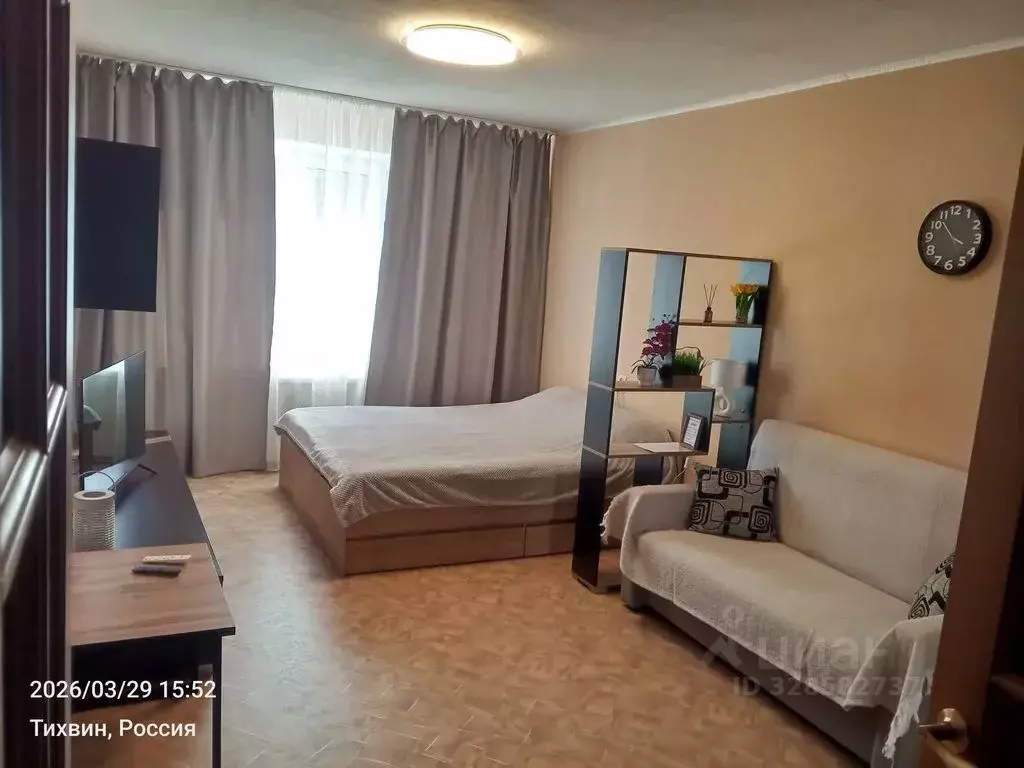 1-к кв. Ленинградская область, Тихвин 5-й мкр, 31 (35.0 м) - Фото 1