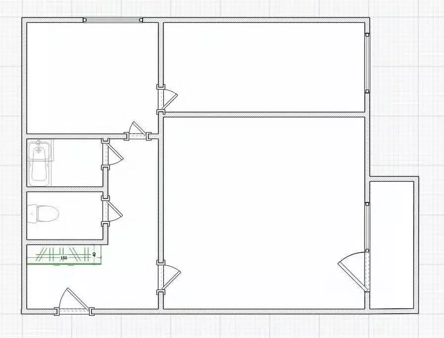 2-к кв. Костромская область, Кострома ул. Шагова, 146 (44.6 м) - Фото 2