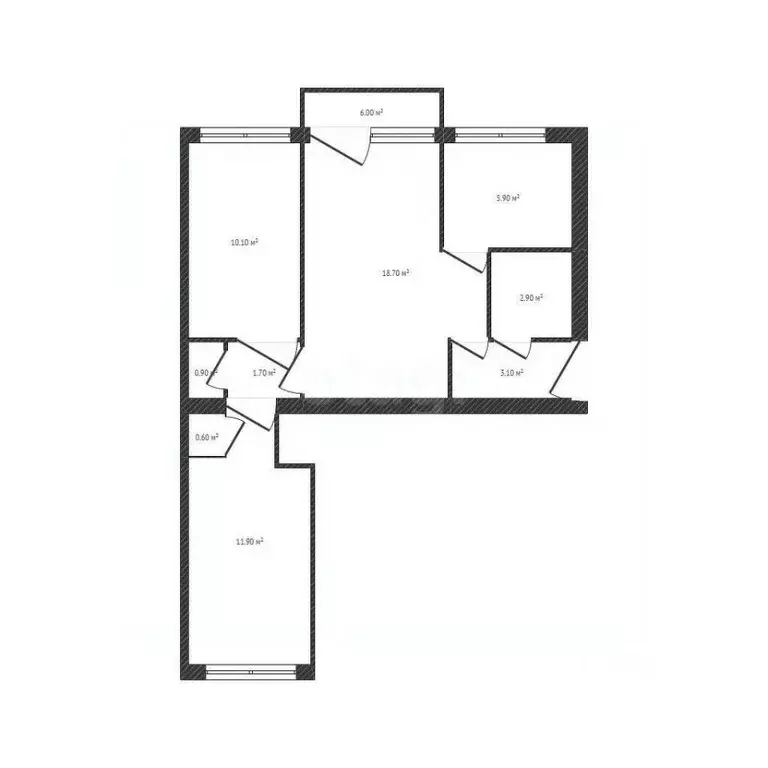 3-к кв. Брянская область, Брянск просп. Ленина, 41 (56.2 м) - Фото 1