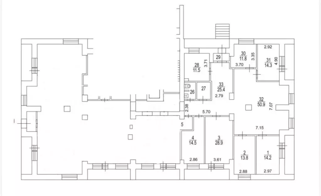 Помещение свободного назначения в Москва Яузский бул., 3С1 (403 м) - Фото 1