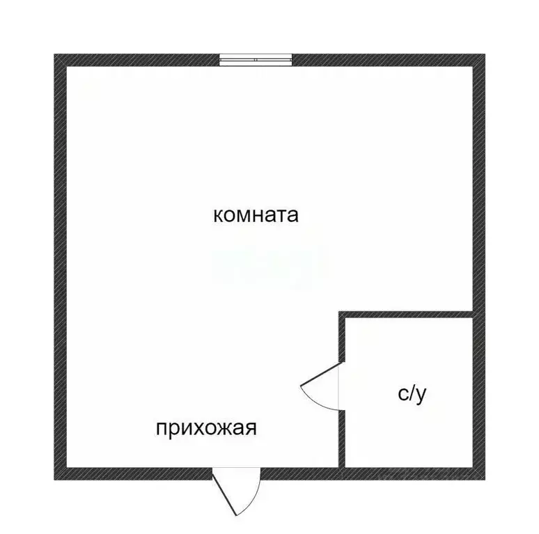 Студия Приморский край, Владивосток Сельская ул., 8 (22.9 м) - Фото 1