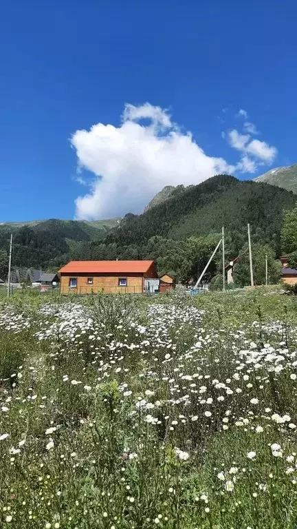 Дом в Карачаево-Черкесия, Зеленчукский район, с. Архыз ул. Банковская, ... - Фото 1