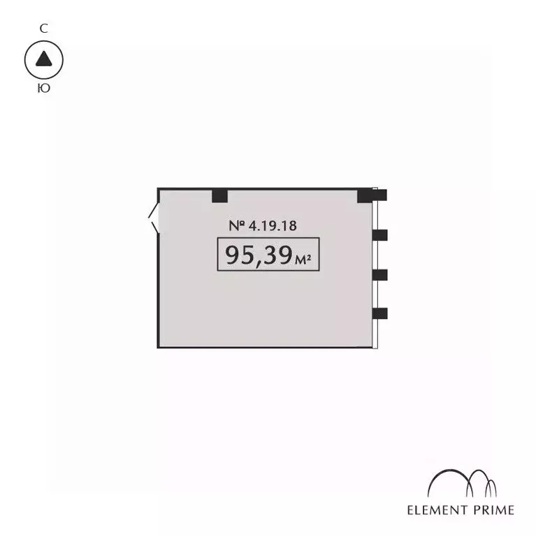 Офис в Санкт-Петербург Левашовский просп., 15 (95 м) - Фото 2