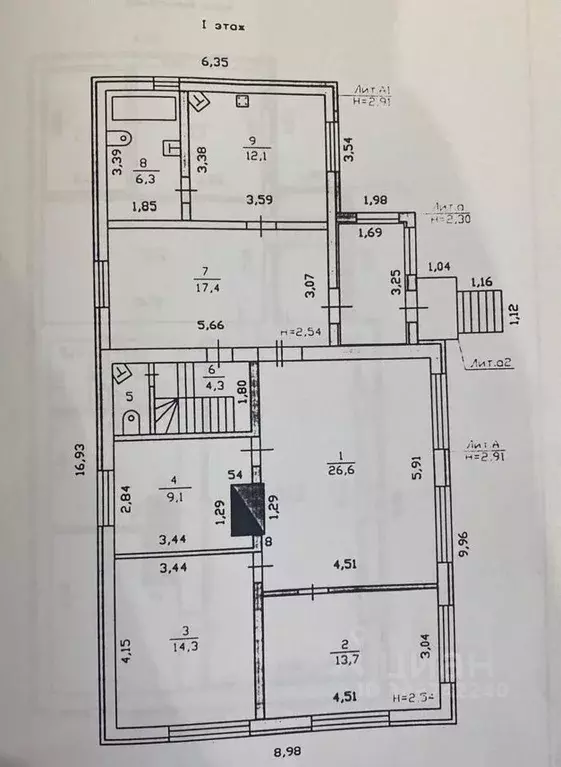 Дом в Курганская область, Курган Почтовая ул., 48 (225 м) - Фото 1