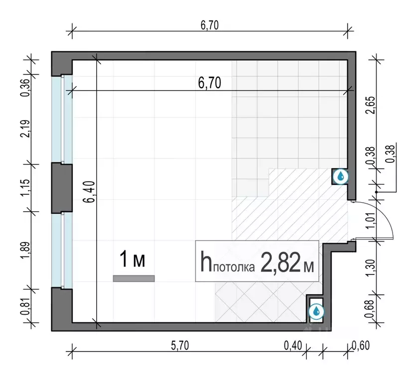 1-к кв. Московская область, Мытищи Белый Grad жилой комплекс, 12.1 ... - Фото 1
