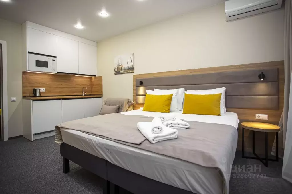 Студия Краснодарский край, Сочи ул. Искры, 88к3 (28.0 м) - Фото 1