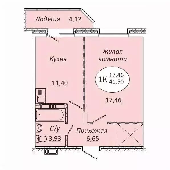 1-к кв. Новосибирская область, Новосибирск 2-я Воинская ул., 51 (41.5 ... - Фото 0