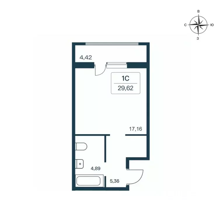 Студия Ленинградская область, Всеволожский район, Заневское городское ... - Фото 1