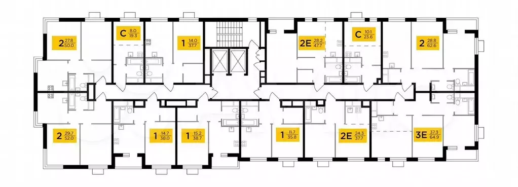 Квартира-студия, 23,6 м, 10/24 эт. - Фото 1