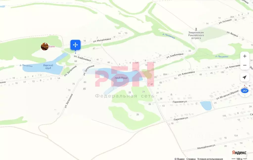 Участок в Пензенская область, Мокшанский район, Рамзайский сельсовет, ... - Фото 0