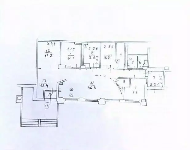 Помещение свободного назначения в Москва Мичуринский просп., 29 (148 ... - Фото 2