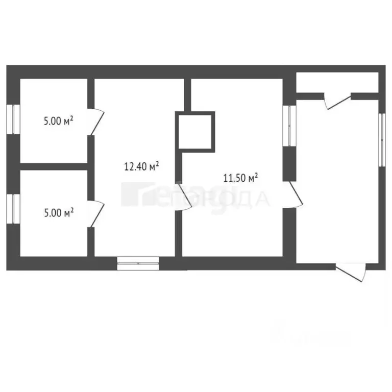 Дом в Кемеровская область, Прокопьевск Вербовый пер., 4А (34 м) - Фото 2