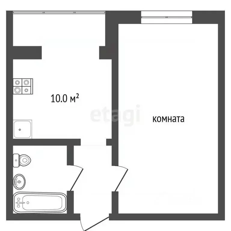 1-к кв. Краснодарский край, Анапа Владимирская ул., 150 (39.9 м) - Фото 2