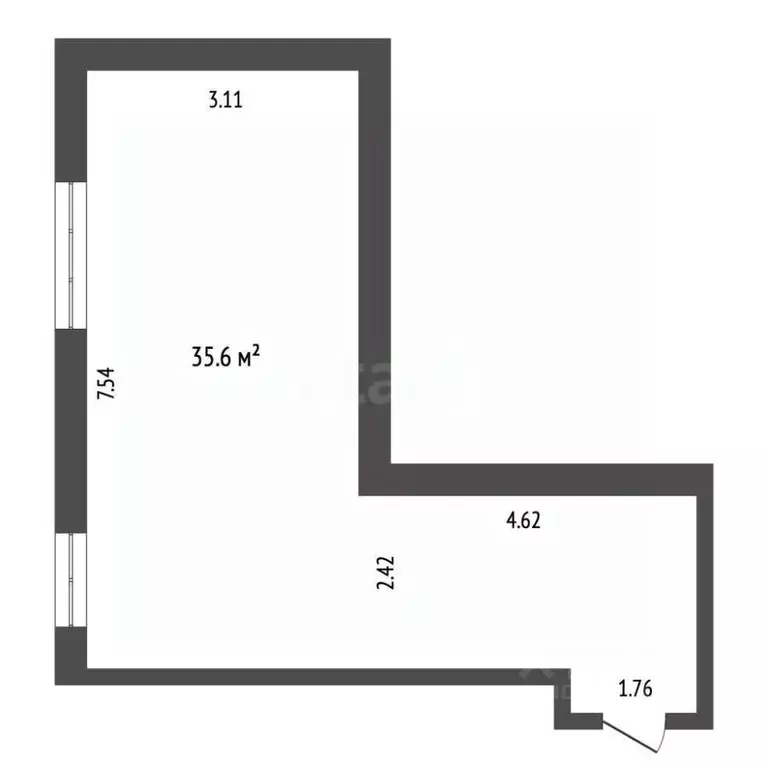Офис в Мордовия, Саранск Рабочая ул., 15 (36 м) - Фото 1