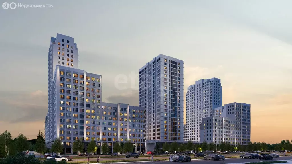 1-комнатная квартира: Тюмень, улица Евгения Войнова, 3 (48 м) - Фото 2