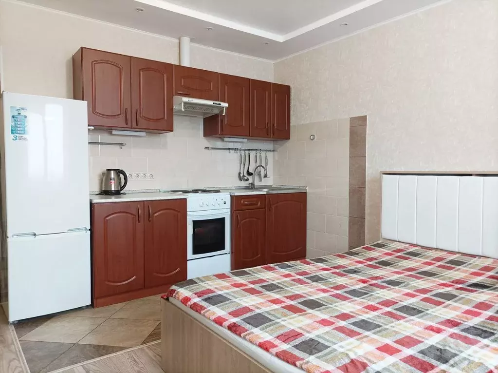 Студия Московская область, Домодедово Южный мкр, ул. ... - Фото 1