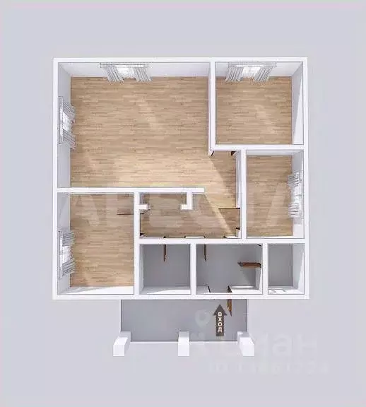 Дом в Омская область, Омский район муниципальный округ, с. Красноярка ... - Фото 2