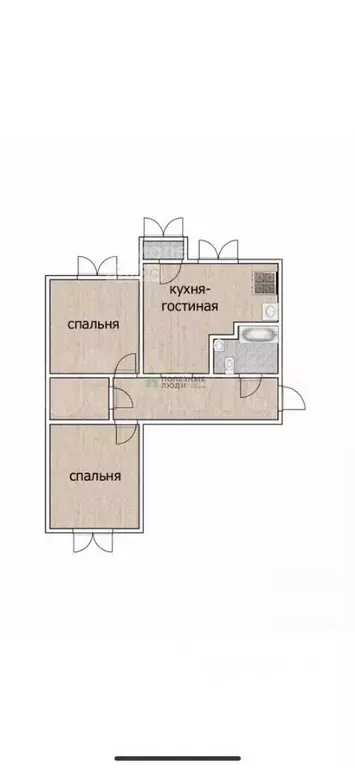 3-к кв. Башкортостан, Уфа ул. Шота Руставели, 29 (59.0 м) - Фото 1