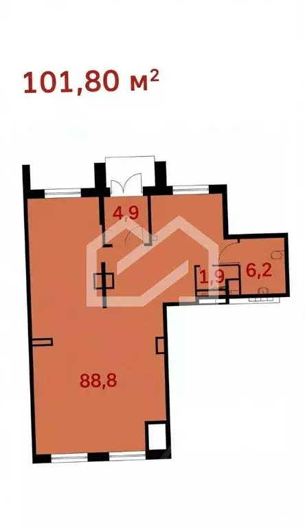 Помещение свободного назначения в Москва ул. Красная Сосна, 3А (102 м) - Фото 2