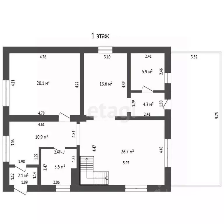Дом в Башкортостан, Стерлитамак ул. 20 лет Октября (165 м) - Фото 2