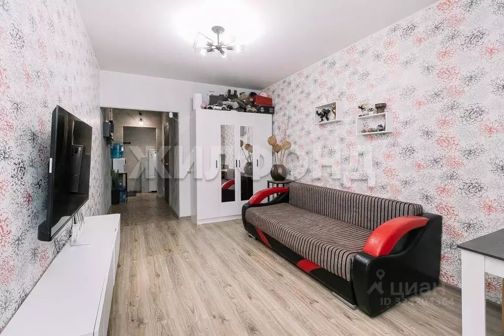 1-к кв. Новосибирская область, Новосибирск Первомайская ул., 228 (27.3 ... - Фото 1