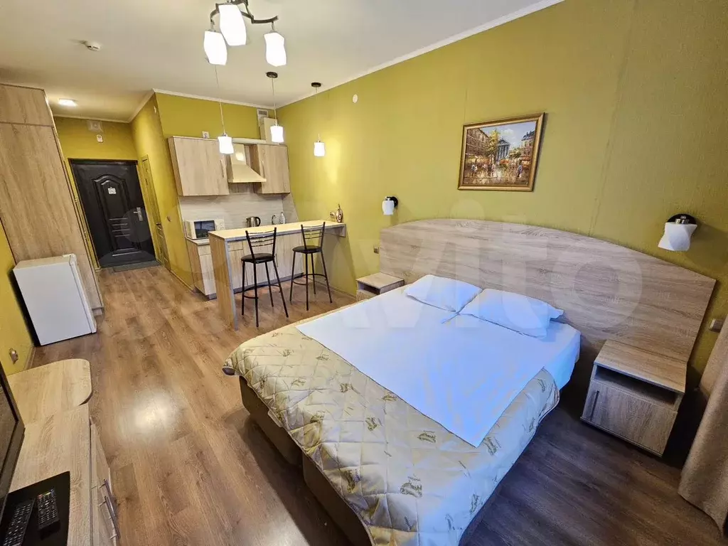 Апартаменты-студия, 30 м, 2/8 эт. - Фото 1